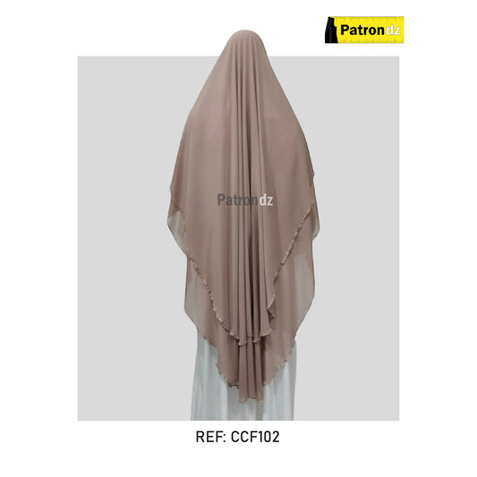 Patron Isdal deux couches – longueur moyenne – arrondi à l’avant - CCF102