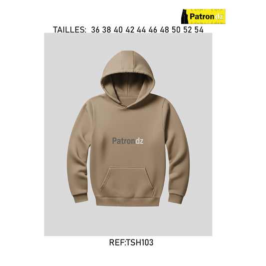 Sweet à Capuche -Patron - TSH103