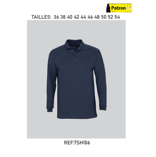Polo Manche Longue- Patron - TSH105