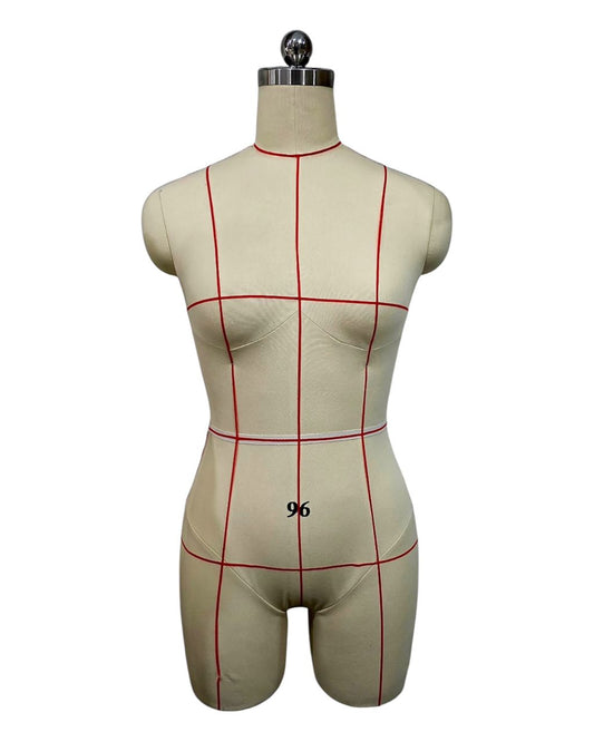 Mannequin tailleur femme avec épaules.