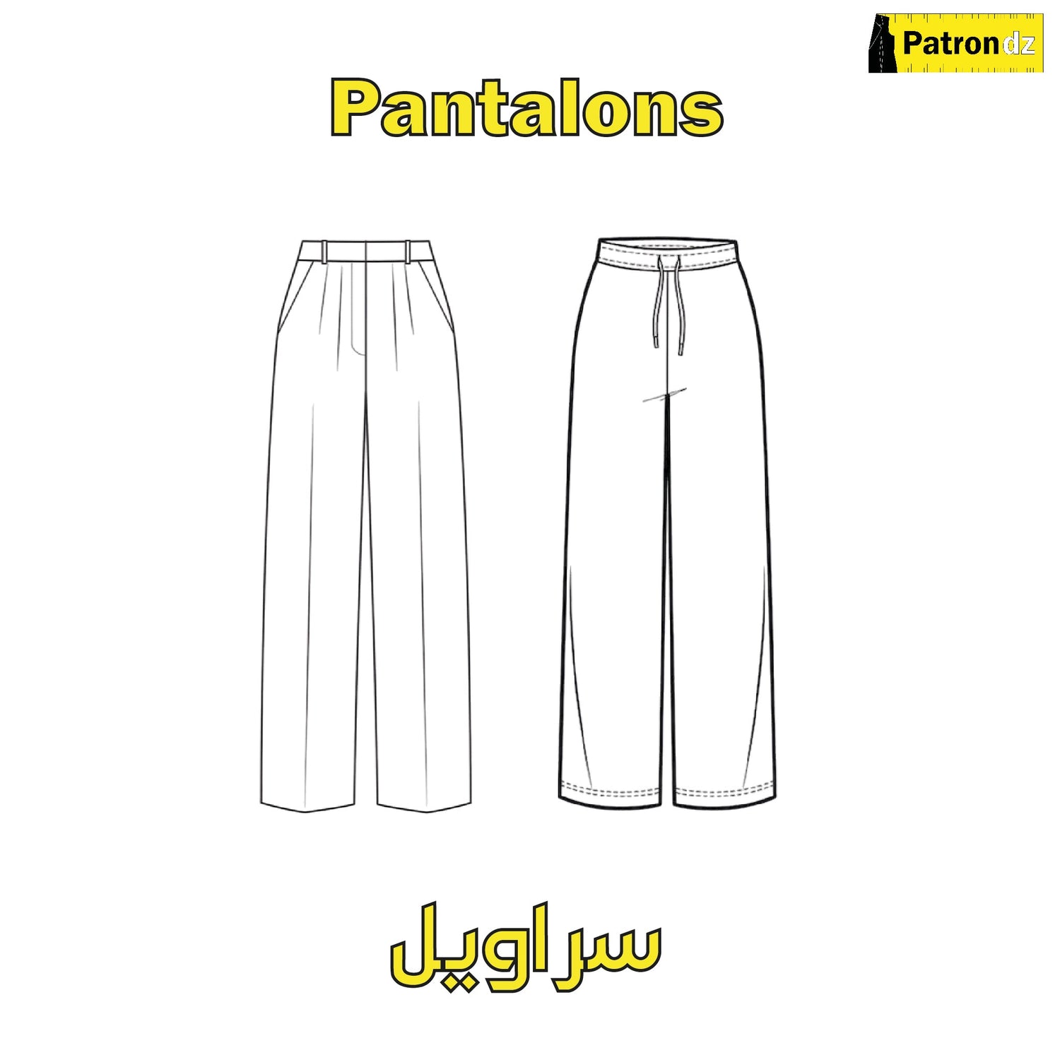 Patron Pantalon Femme