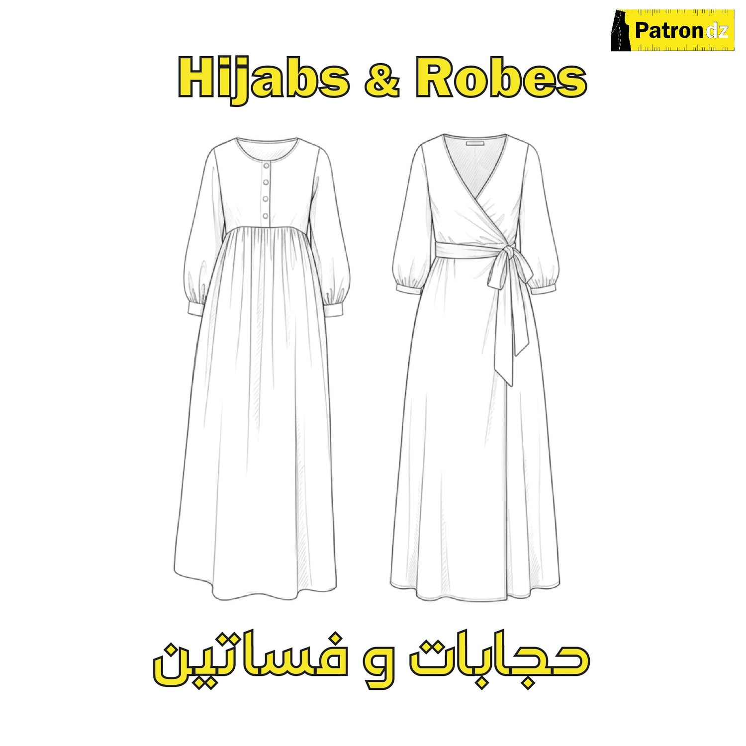 Patron Robe Hijab