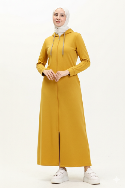 Robe à Capuche Style Décontracté - Patron - RF110