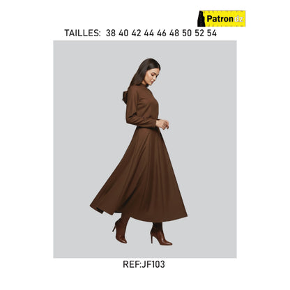 Jupe A Panneau Longue - Femme - Patron JF103