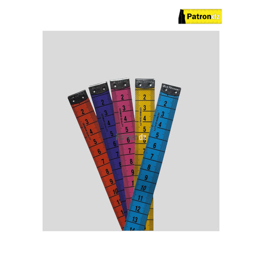 Mètre Ruban  – Double Face  – 5 Coloris