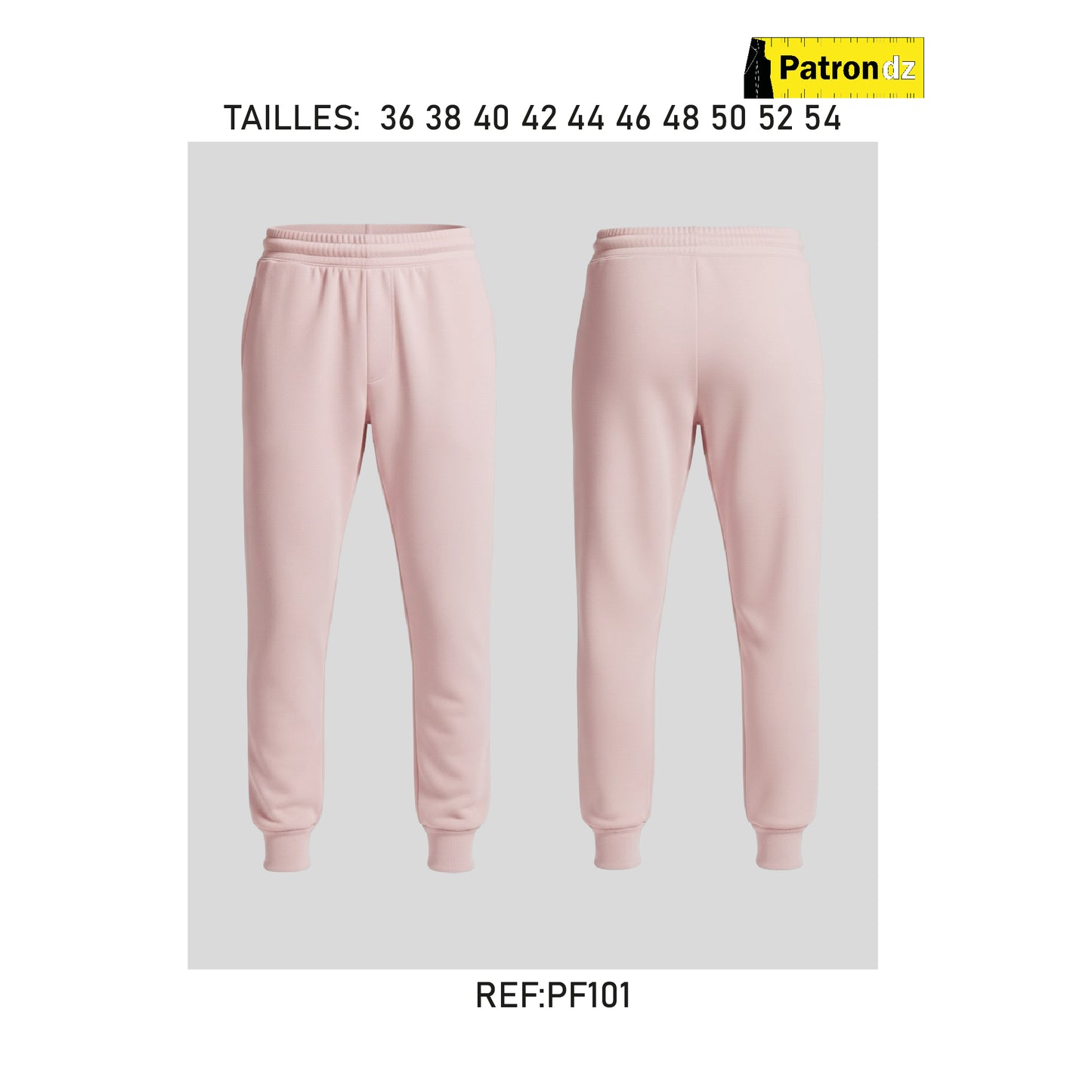 Pantalon jogging - Patron PF101