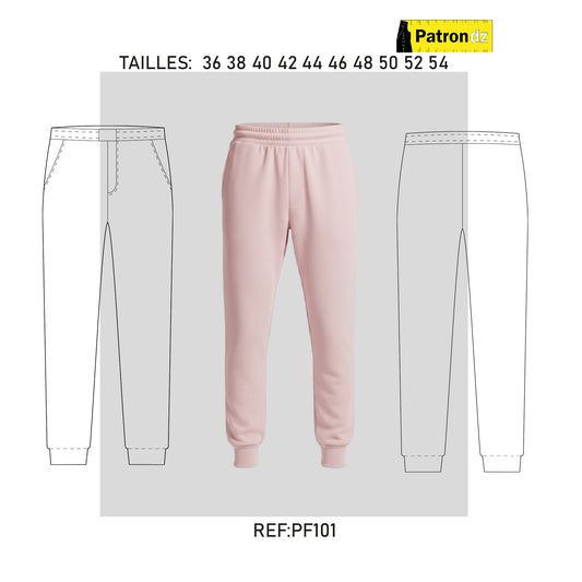 Pantalon jogging - Patron PF101