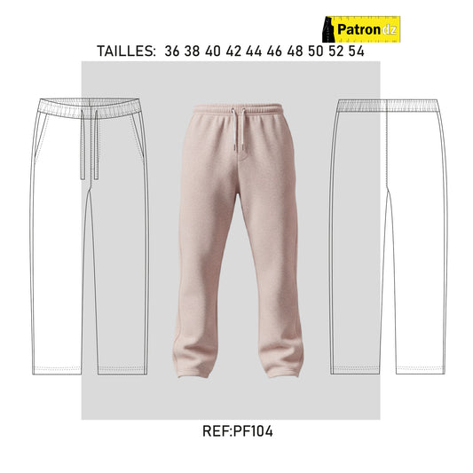 Pantalon jogging Large - Patron - PH104