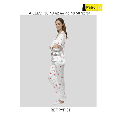 Pyjama Manche Longue Femme - Patron - PYF101
