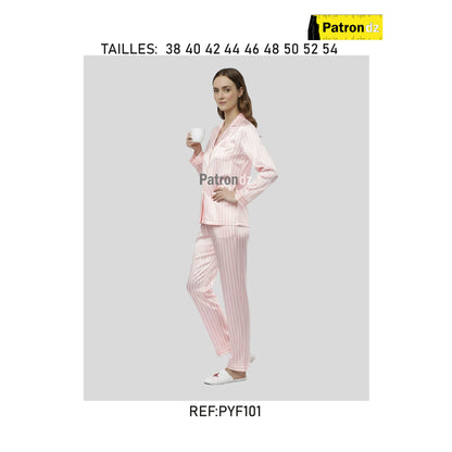 Pyjama Manche Longue Femme - Patron - PYF101