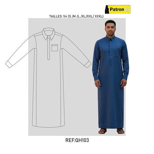 QAMIS -Taille 54 - Patron - QH103