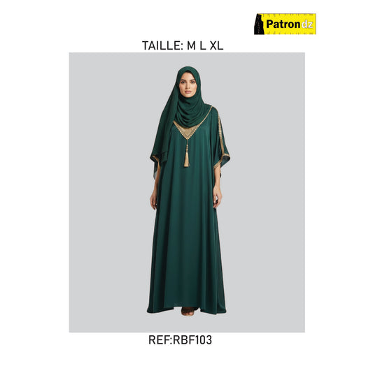 Patron Robe Chauve Souris - Femme - RBF103