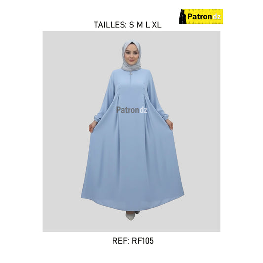 Patron Robe Hijab Fadfad - Patron - RF105