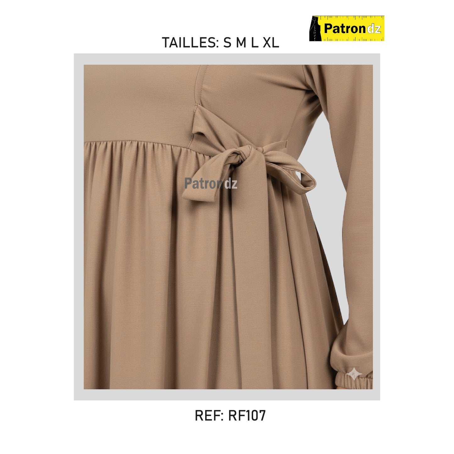 Patron Robe Hijab Fadfad - Patron - RF107