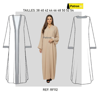 Patron Abaya Hijab - Patron - RF112