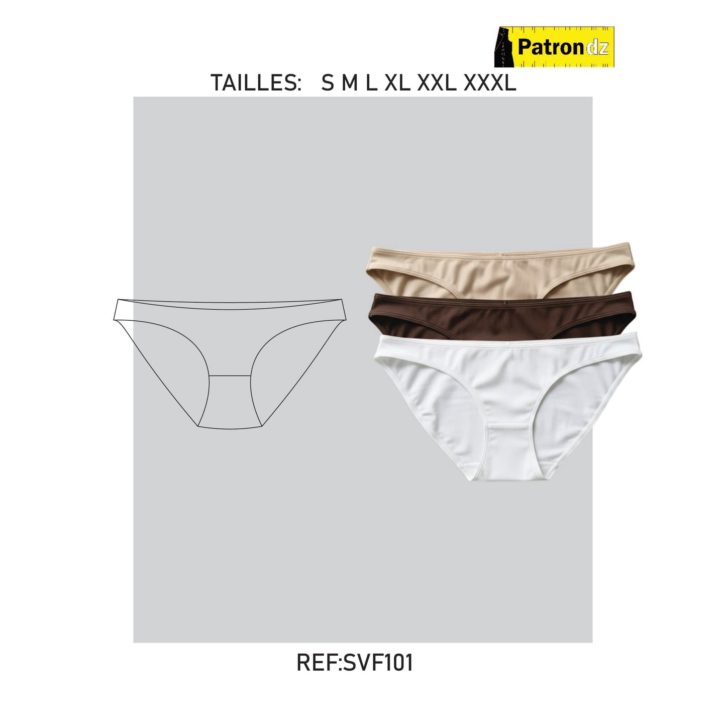 Patron Culotte - Femme - SVF101