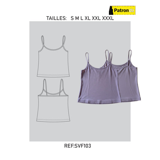 Patron Débardeur - Femme - SVF103