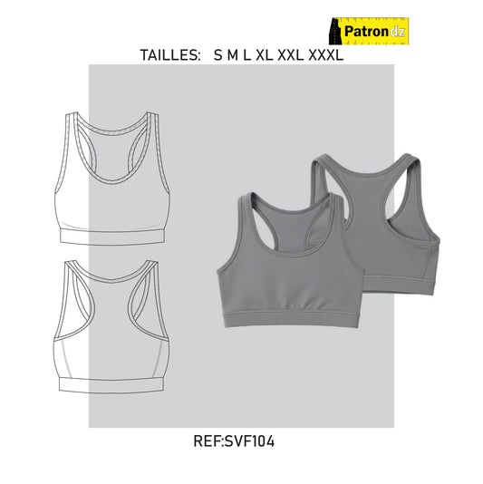 Patron Brassière - Femme - SVF104