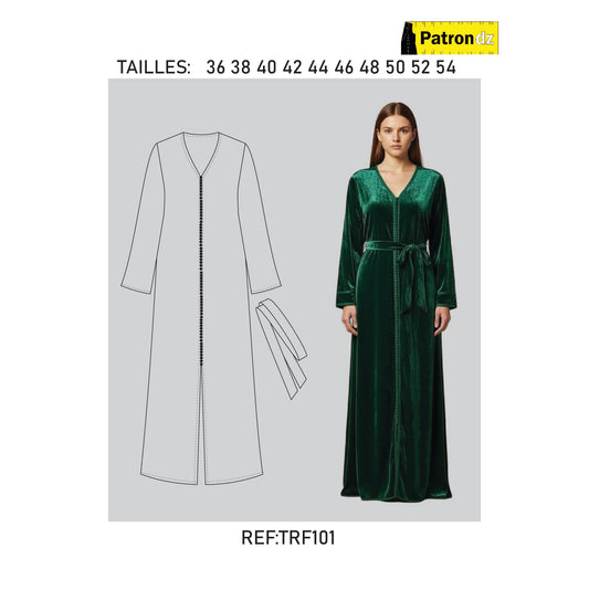 Patron Caftan - Femme - TRF101