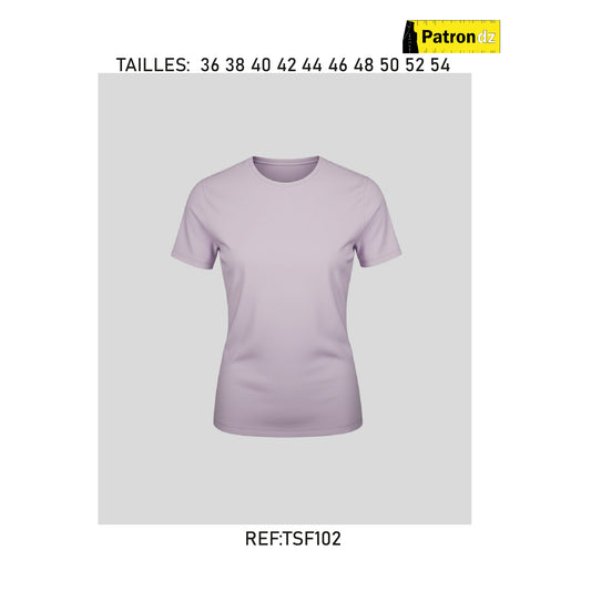 T-shirt à Manche Courtes - Patron - TSF102