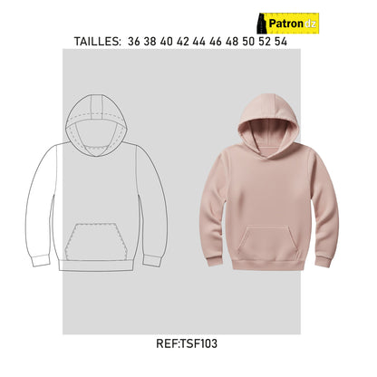 Sweet à Capuche -Patron - TSF103