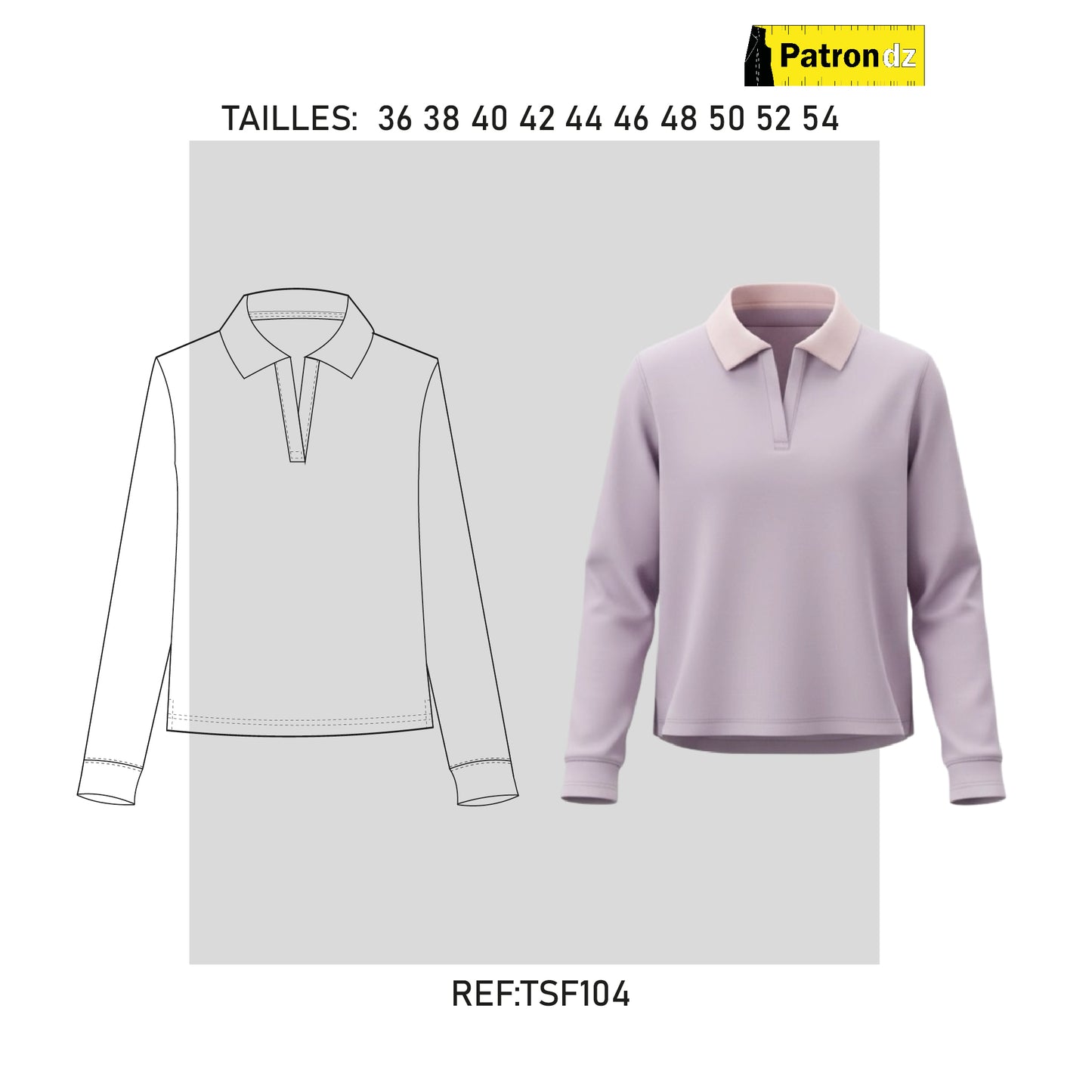 Polo De Rugby - Patron - TSF104