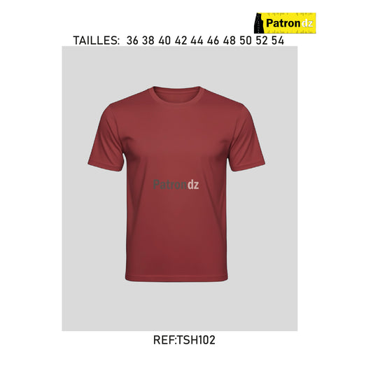 T-shirt à Manche Courtes - Patron - TSH102