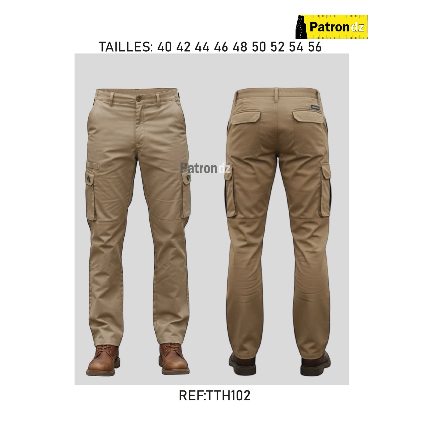 Pantalon De Travail Homme - Patron - TTH102