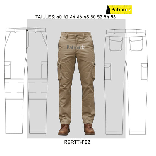 Pantalon De Travail Homme - Patron - TTH102