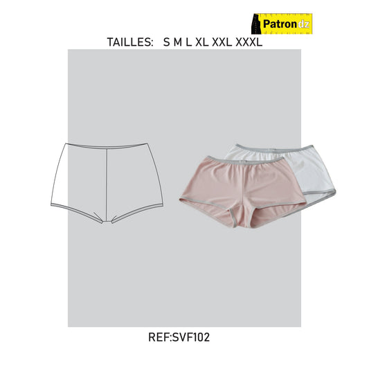 Patron Boxer -Femme -SVF102