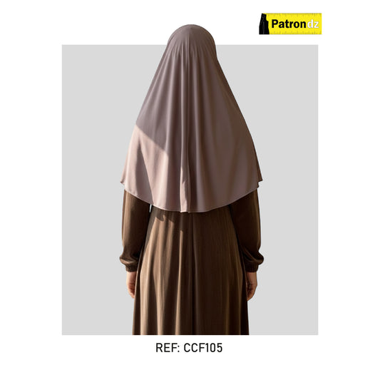 Patron Khimar Court  – arrondi  - CCF105