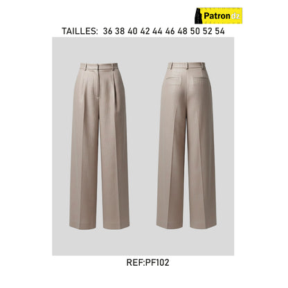 Pantalon Classique Femme - Patron PF102
