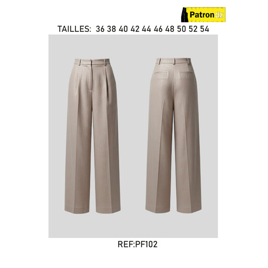 Pantalon Classique Femme - Patron PF102