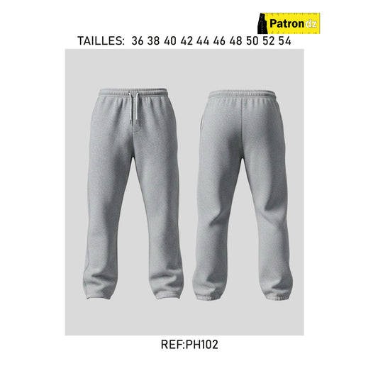 Pantalon jogging Large - Patron - PH102