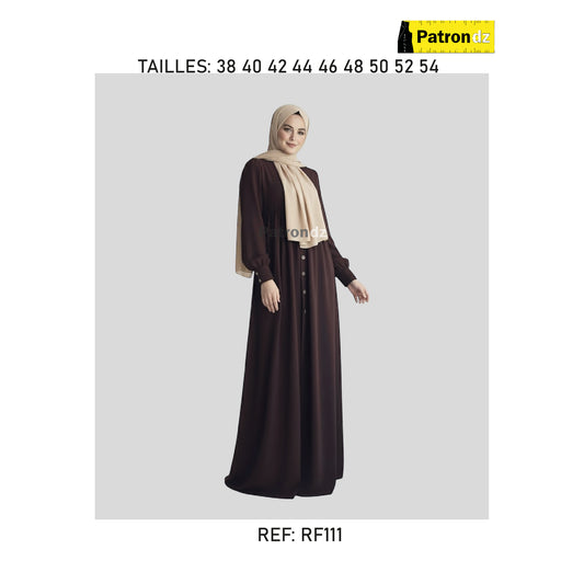 Patron Robe Hijab Fadfad - Patron - RF111